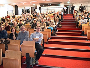 Une large assistance était présente au 47e colloque d'ornithologie... (photo Jean-Marc Bronner)