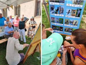 Plusieurs jeux étaient proposés aux visiteurs - Photo Jean-Marie Risse