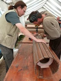 Fabrication d’un nichoir à chevêche – Photo José Scherrer